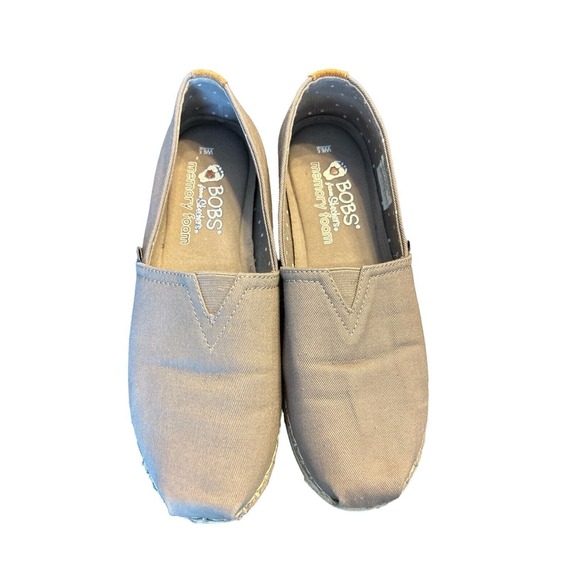 Bobs From Skechers Breeze Memory Foam Slip On Shoes Size‎ 6.5 Gray - Picture 3 of 7